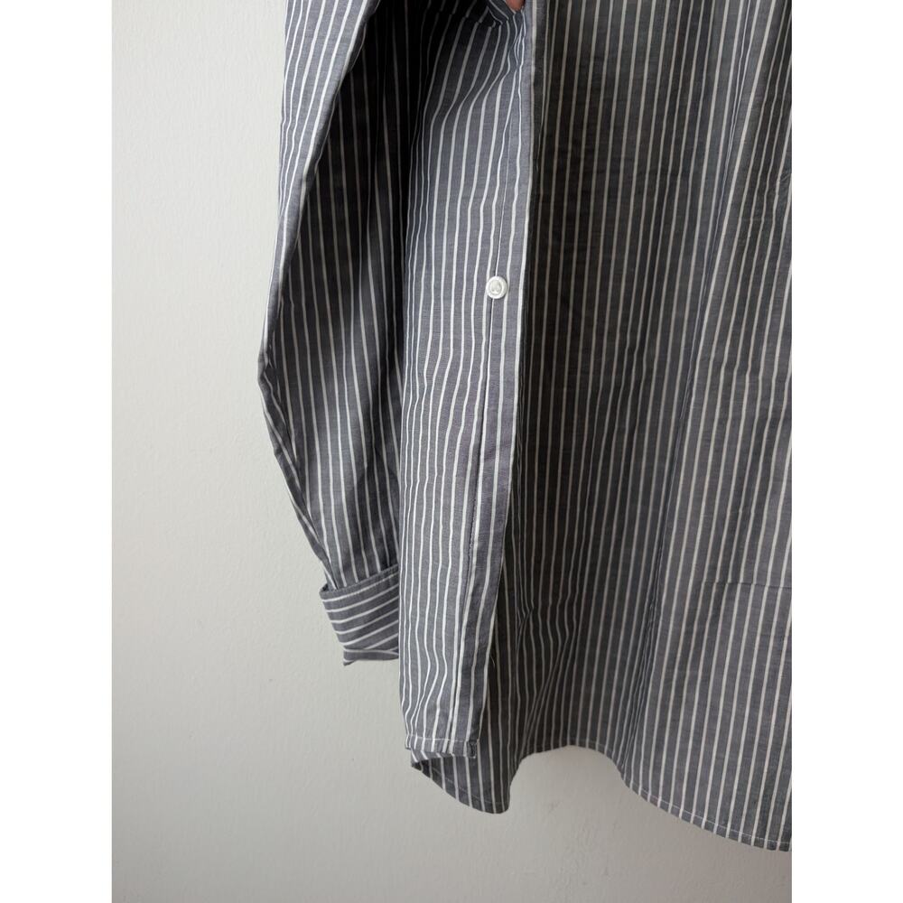 Nwt Wildfang The Essential Long Sleeve Oversized Wrap Button Up - Picture 4 of 10